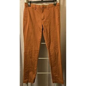 Banana Republic Fulton Skinny Chino 32x32 (Measures 32x30) Brown‎ Chino Slim Fit